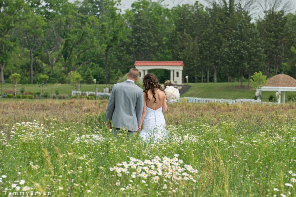 wedding in wildflowers