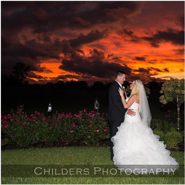 elopement sunset background